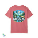 Unisex Garment-Dyed T-Shirt – Comfortable Cotton Crew Neck, Relaxed Fit Tee - Just Chilling Inc.