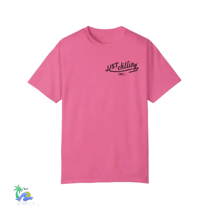 Unisex Garment - Dyed T - shirt just chilling mom shirt - Just Chilling Inc.Just Chilling Inc.
