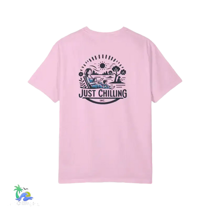 Unisex Garment - Dyed T - shirt just chilling mom shirt - Just Chilling Inc.Just Chilling Inc.