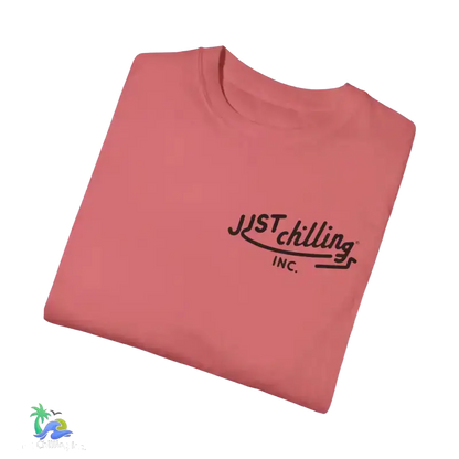 Unisex Garment - Dyed T - shirt just chilling mom shirt - Just Chilling Inc.Just Chilling Inc.