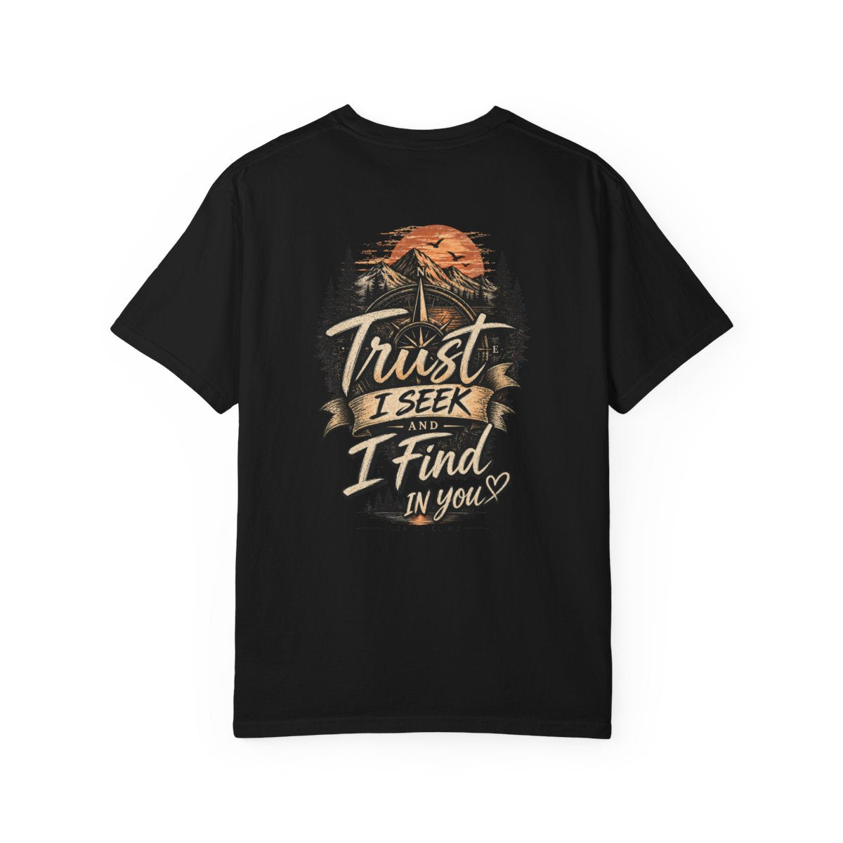 Trust I Seek and I Find in You – Vintage Mountain & Ocean Graphic Tee