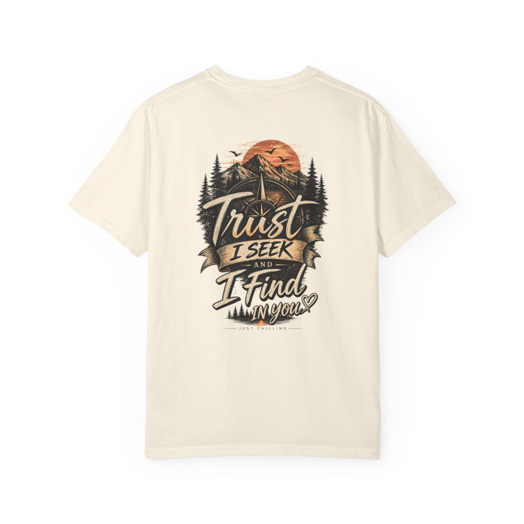Trust I Seek and I Find in You – Vintage Mountain & Ocean Graphic Tee