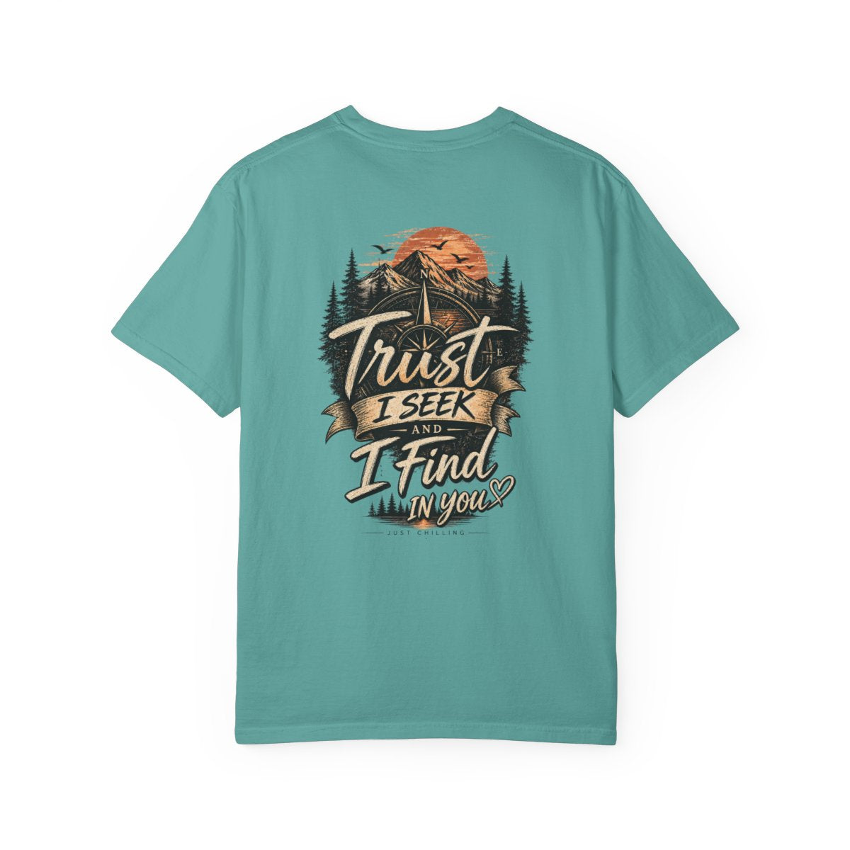Trust I Seek and I Find in You – Vintage Mountain & Ocean Graphic Tee