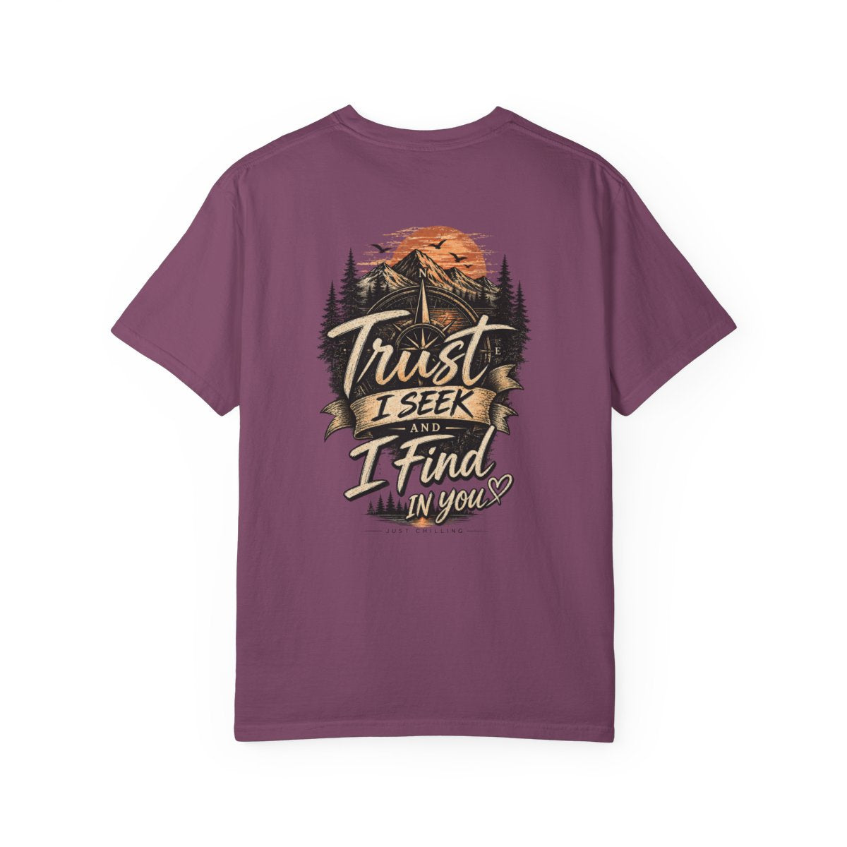 Trust I Seek and I Find in You – Vintage Mountain & Ocean Graphic Tee