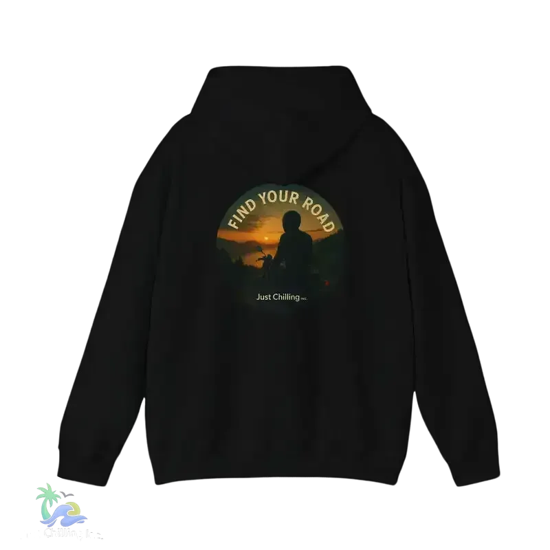 Heavy Blend Hoodie – Unisex Motorcycle Sweatshirt With Kangaroo Pocket & Double Lined Hood - Just Chilling Inc.