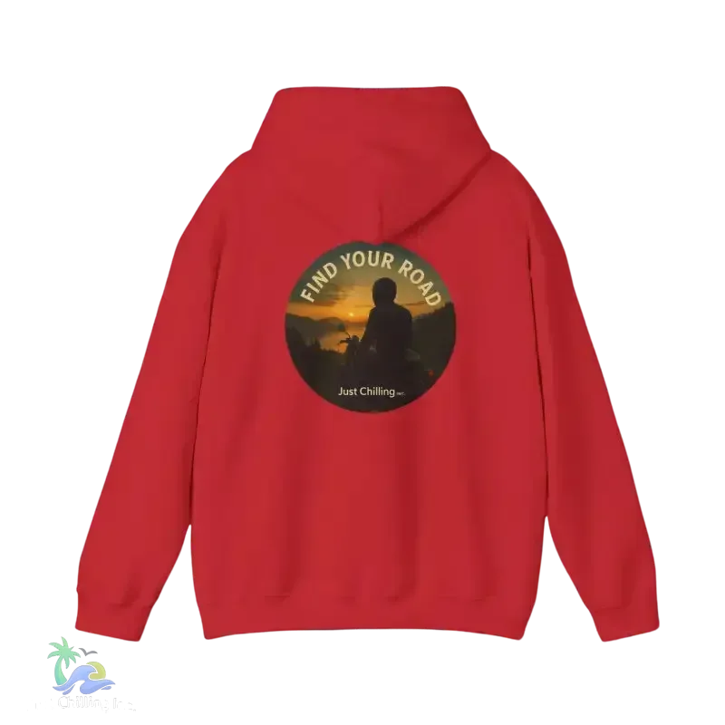 Heavy Blend Hoodie – Unisex Motorcycle Sweatshirt With Kangaroo Pocket & Double Lined Hood - Just Chilling Inc.