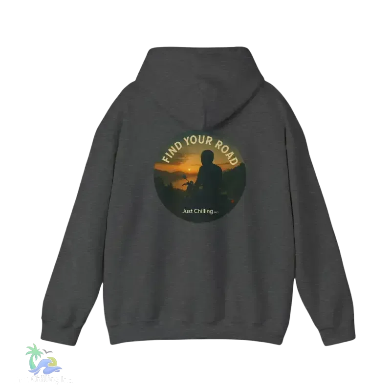 Heavy Blend Hoodie – Unisex Motorcycle Sweatshirt With Kangaroo Pocket & Double Lined Hood - Just Chilling Inc.