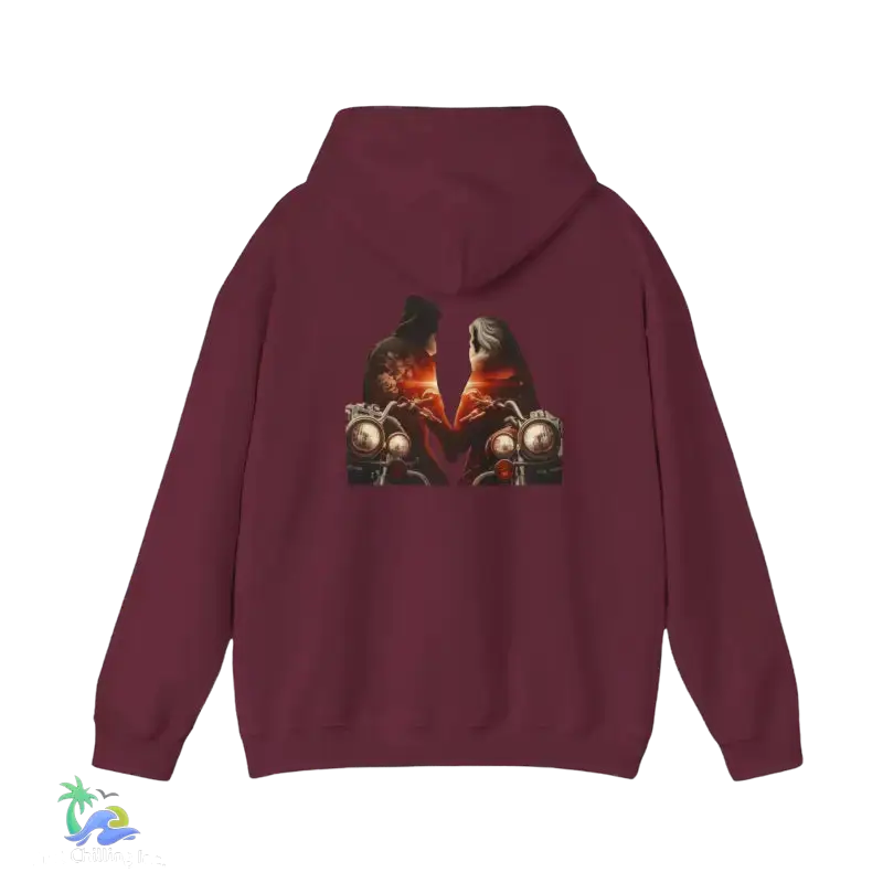 Unisex Heavy Blend™ Hooded Sweatshirt- Love - Maroon / S - Hoodie