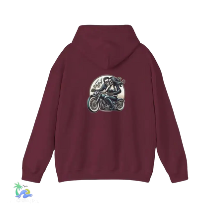Unisex Heavy Blend™ Hooded Sweatshirt- Love - Maroon / S - Hoodie