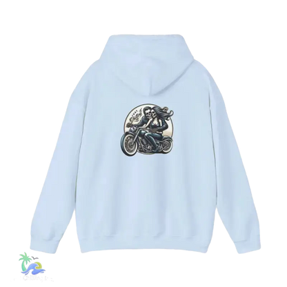 Unisex Heavy Blend™ Hooded Sweatshirt- Love - Light Blue / S - Hoodie