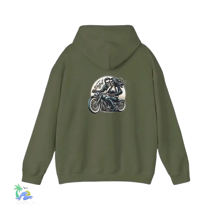 Unisex Heavy Blend™ Hooded Sweatshirt- Love - Military Green / S - Hoodie
