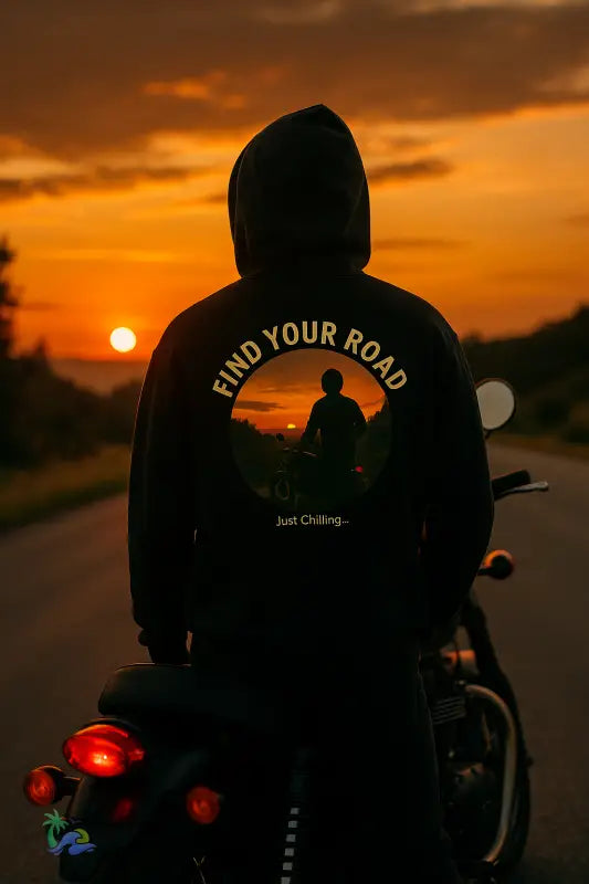Unisex Heavy Blend™ Hoodie – Find Your Road Motorcycle Graphic Sweatshirt Hoodie