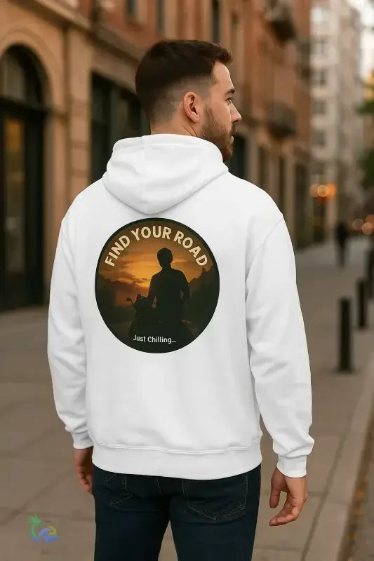 Heavy Blend Hoodie – Unisex Motorcycle Sweatshirt With Kangaroo Pocket & Double Lined Hood - Just Chilling Inc.