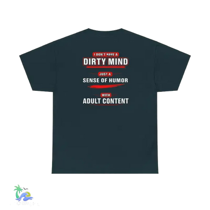 Unisex Heavy Cotton Tee Adult Sense of Humor - Midnight / S - T-Shirt
