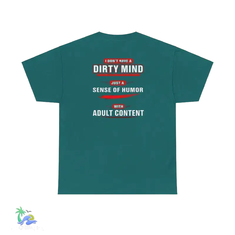 Unisex Heavy Cotton Tee Adult Sense of Humor - Antique Jade Dome / S - T-Shirt