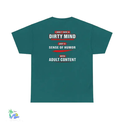 Unisex Heavy Cotton Tee Adult Sense of Humor - Antique Jade Dome / S - T-Shirt
