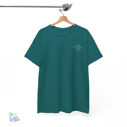 Unisex Heavy Cotton Tee cannabis all-star and flag tee - Antique Jade Dome / S - T-Shirt