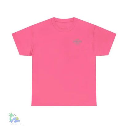 Unisex Heavy Cotton Tee cannabis all-star and flag tee - Safety Pink / S - T-Shirt