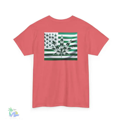 Unisex Heavy Cotton Tee cannabis all-star and flag tee - T-Shirt