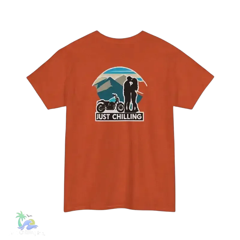 Heavy Cotton Tee – Just Chillin’ Couple T-Shirt | Unisex Casual Wear, Soft Breathable Fabric - Just Chilling Inc.