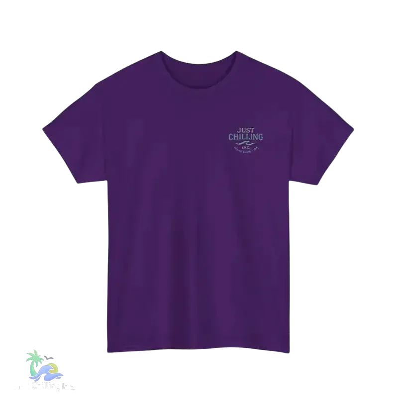 Heavy Cotton Tee – Just Chillin’ Couple T-Shirt | Unisex Casual Wear, Soft Breathable Fabric - Just Chilling Inc.