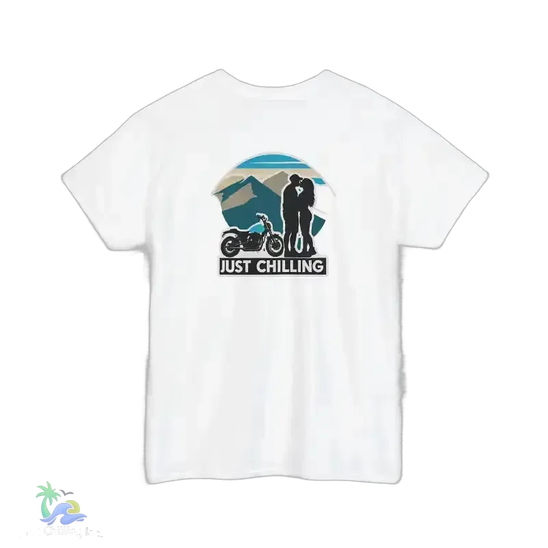 Heavy Cotton Tee – Just Chillin’ Couple T-Shirt | Unisex Casual Wear, Soft Breathable Fabric - Just Chilling Inc.