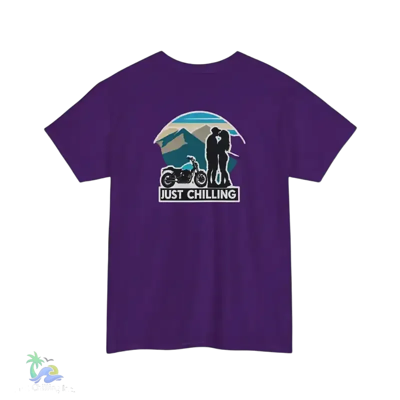 Heavy Cotton Tee – Just Chillin’ Couple T-Shirt | Unisex Casual Wear, Soft Breathable Fabric - Just Chilling Inc.