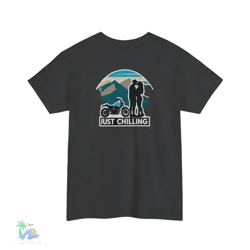 Heavy Cotton Tee – Just Chillin’ Couple T-Shirt | Unisex Casual Wear, Soft Breathable Fabric - Just Chilling Inc.