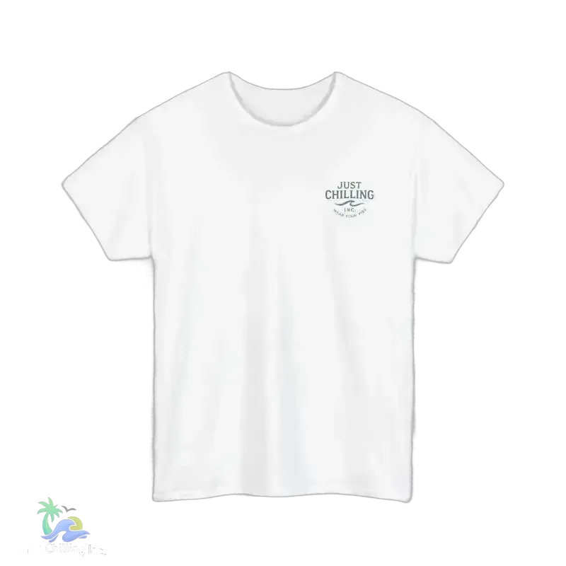 Heavy Cotton Tee – Just Chillin’ Couple T-Shirt | Unisex Casual Wear, Soft Breathable Fabric - Just Chilling Inc.