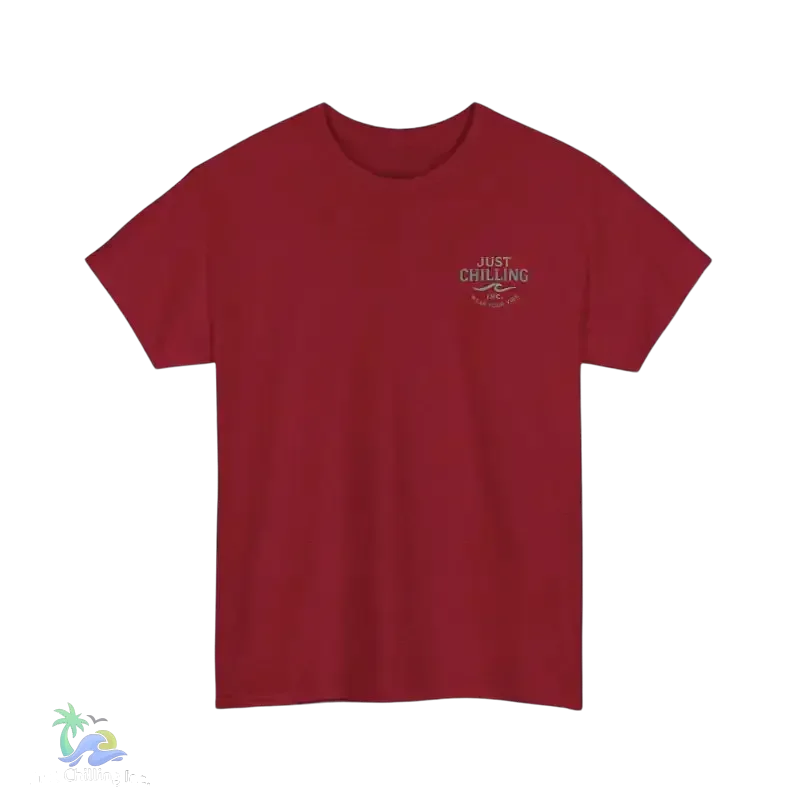 Heavy Cotton Tee – Just Chillin’ Couple T-Shirt | Unisex Casual Wear, Soft Breathable Fabric - Just Chilling Inc.