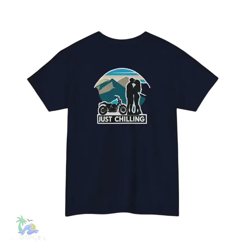 Heavy Cotton Tee – Just Chillin’ Couple T-Shirt | Unisex Casual Wear, Soft Breathable Fabric - Just Chilling Inc.