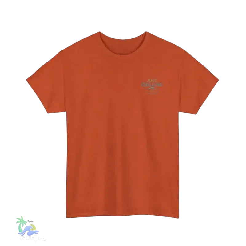 Heavy Cotton Tee – Just Chillin’ Couple T-Shirt | Unisex Casual Wear, Soft Breathable Fabric - Just Chilling Inc.