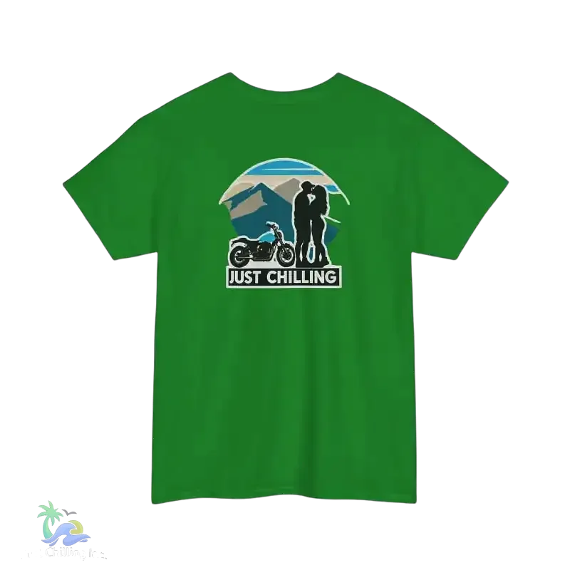 Heavy Cotton Tee – Just Chillin’ Couple T-Shirt | Unisex Casual Wear, Soft Breathable Fabric - Just Chilling Inc.