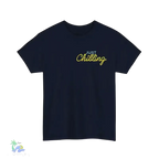 Heavy Cotton Tee – Just Chillin’ Couple T-Shirt | Unisex Casual Wear, Soft Breathable Fabric - Just Chilling Inc.