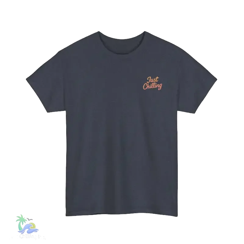 Unisex Heavy Cotton Tee crazy old biker meme - Just Chilling Inc.