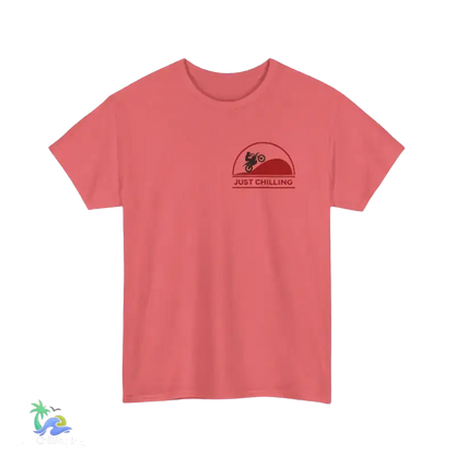 Unisex Heavy Cotton Tee Just Chilling Dirt Bike Tee - T-Shirt