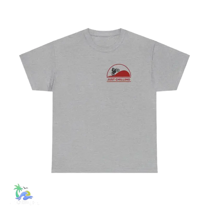 Unisex Heavy Cotton Tee Just Chilling Dirt Bike Tee - T-Shirt
