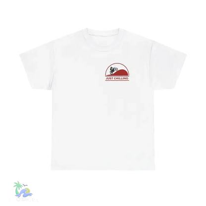 Unisex Heavy Cotton Tee Just Chilling Dirt Bike Tee - T-Shirt