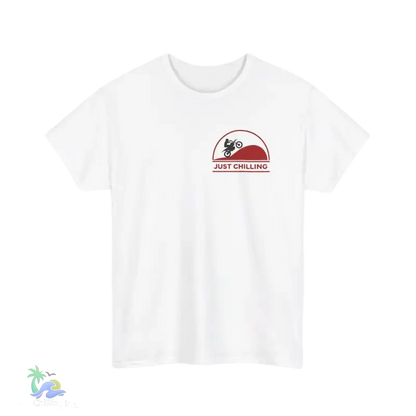 Unisex Heavy Cotton Tee Just Chilling Dirt Bike Tee - T-Shirt