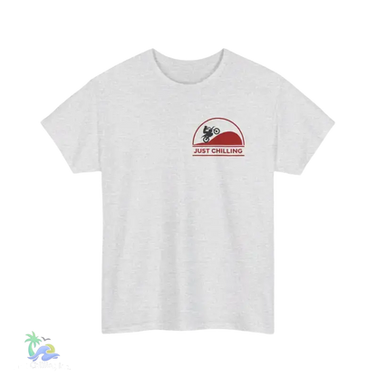Unisex Heavy Cotton Tee Just Chilling Dirt Bike Tee - T-Shirt