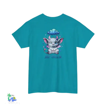Unisex Heavy Cotton Tee Just Chilling - T-Shirt