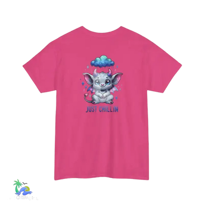 Unisex Heavy Cotton Tee Just Chilling - T-Shirt