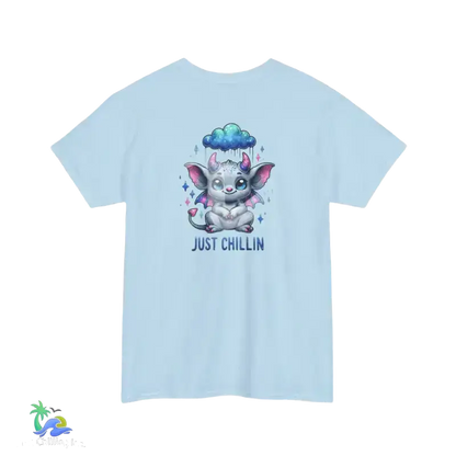Unisex Heavy Cotton Tee Just Chilling - T-Shirt