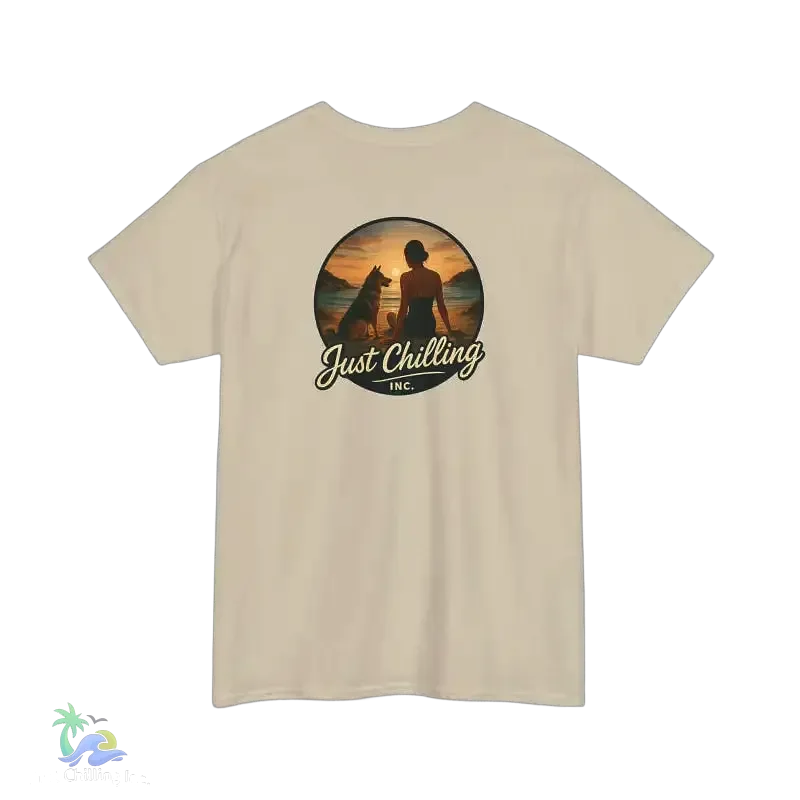 Heavy Cotton Tee – Unisex Cotton Shirt With Durable Fabric & Classic Fit - Just Chilling Inc.