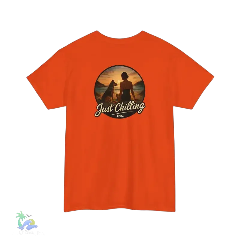 Heavy Cotton Tee – Unisex Cotton Shirt With Durable Fabric & Classic Fit - Just Chilling Inc.