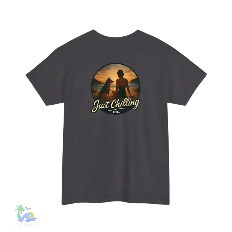 Heavy Cotton Tee – Unisex Cotton Shirt With Durable Fabric & Classic Fit - Just Chilling Inc.