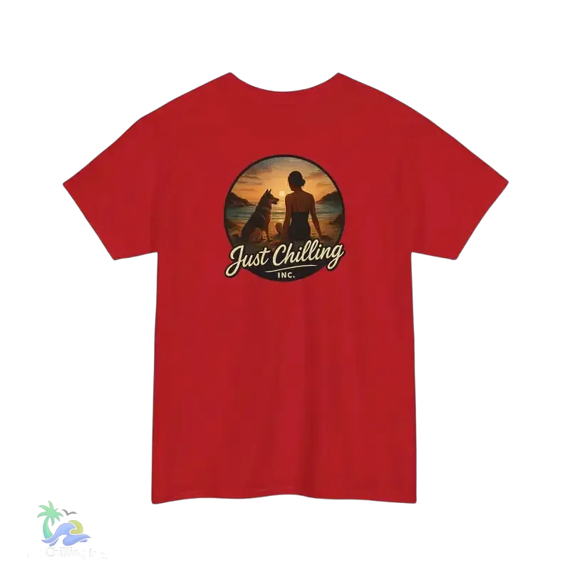 Heavy Cotton Tee – Unisex Cotton Shirt With Durable Fabric & Classic Fit - Just Chilling Inc.