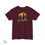 Heavy Cotton Tee – Unisex Cotton Shirt With Durable Fabric & Classic Fit - Just Chilling Inc.