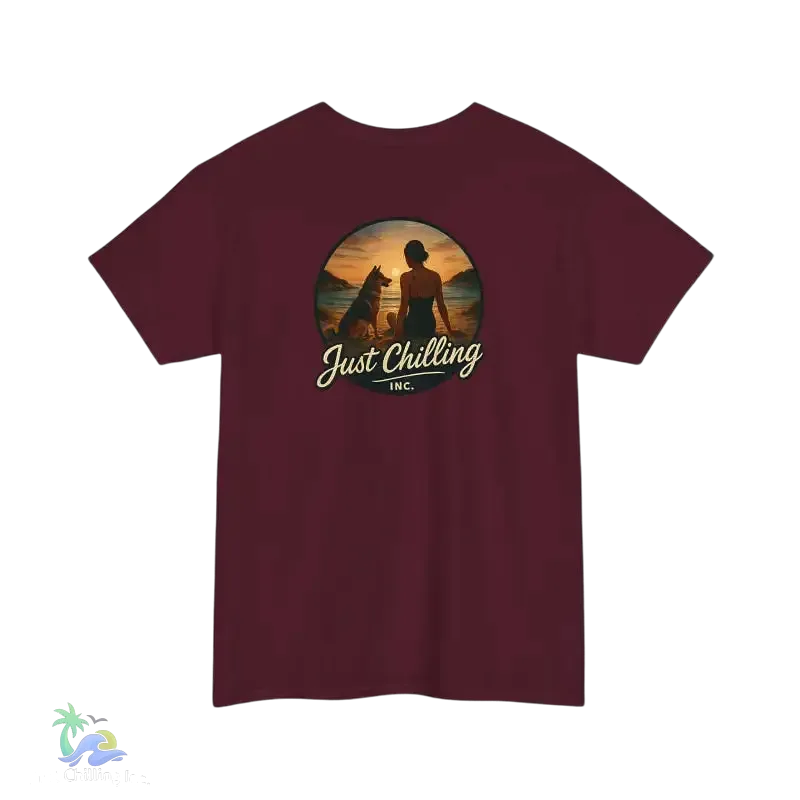 Heavy Cotton Tee – Unisex Cotton Shirt With Durable Fabric & Classic Fit - Just Chilling Inc.