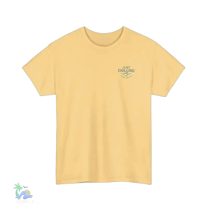 Heavy Cotton Tee – Unisex Cotton Shirt With Durable Fabric & Classic Fit - Just Chilling Inc.